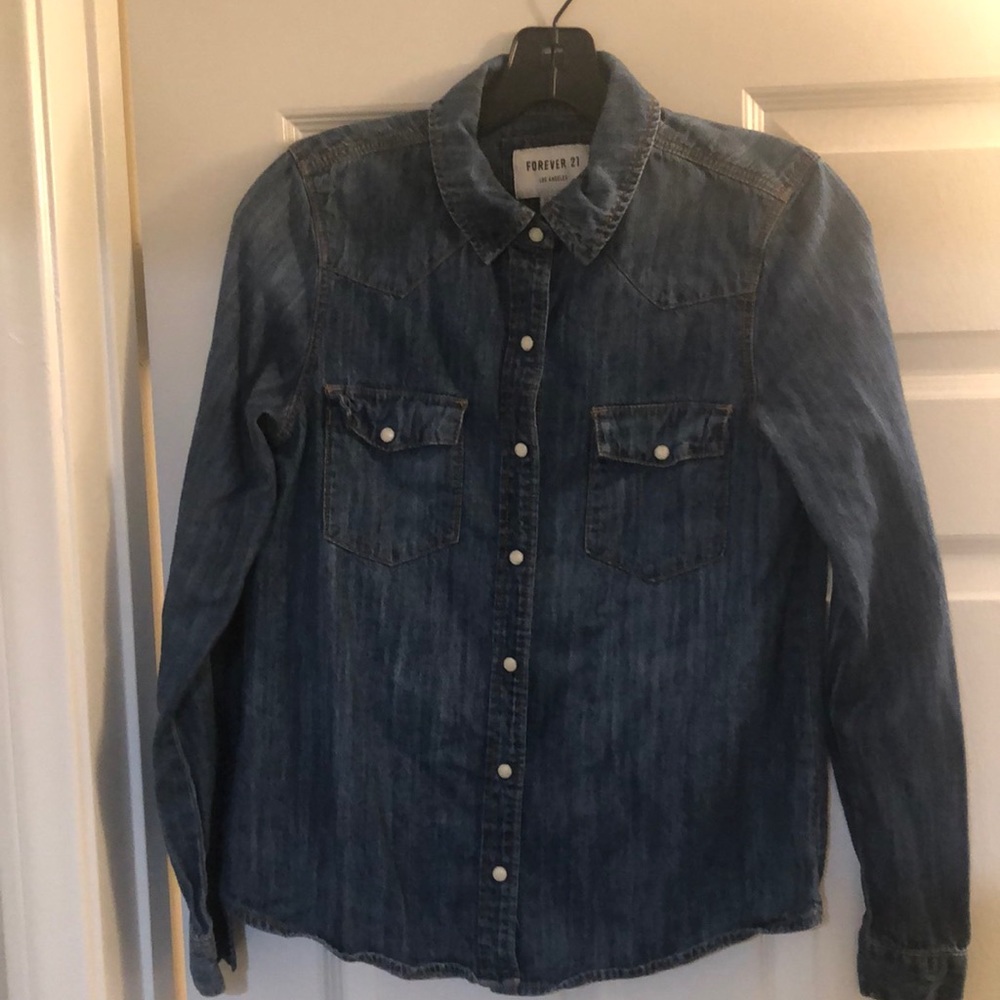 Forever 21 denim shirt